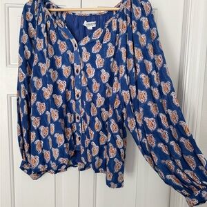 India collection Emerson Fry top button front